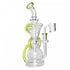10" Crystal Glide Triple Uptake Dual Chamber Concentrate Recycler - Trendies Smoke and Vape