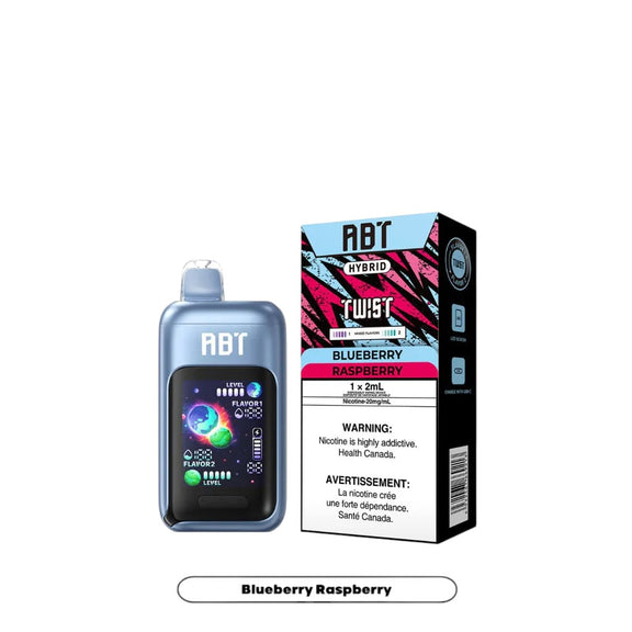 ABT vape device and packaging on a white background