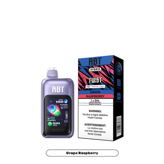 ABT vape device and packaging on a white background