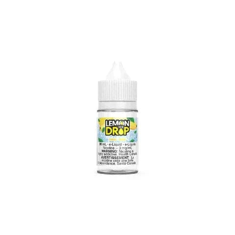 Lemon Drop vape juice bottle on a white background