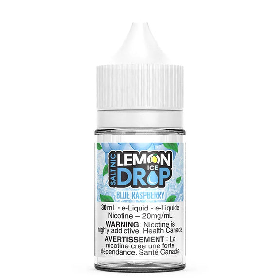 Lemon Ice Drop Blue Raspberry e-liquid bottle on a white background