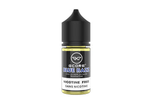 Gcore Blue Razz e-liquid bottle on a white background