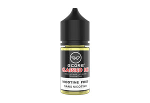 Vape juice bottle labeled 'Gcore Classic Ice' on a white background