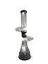 Crystal Black Zig Zag XL Bong