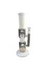 Flame White Double Layer Percolator Large Bong
