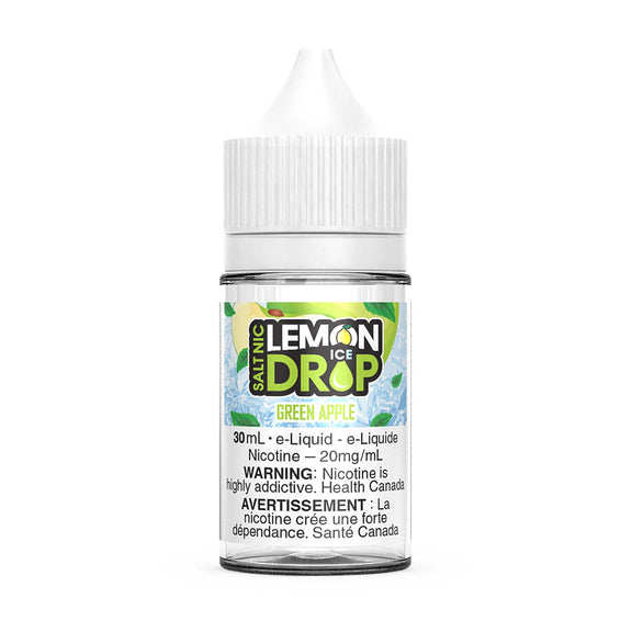 Lemon Drop Green Apple e-liquid bottle on a white background