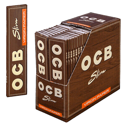 OCB Slim Virgin Rolling Papers with Filters