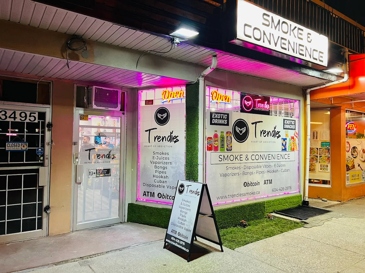 Trendies Smoke and Vape store in Vancouver
