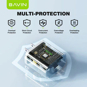 Electronic device with protective features labeled on a light gray background
