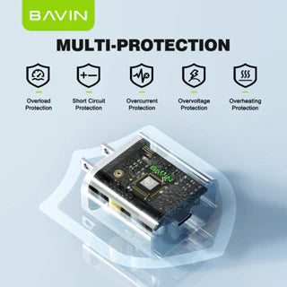 Electronic device with protective features labeled on a light gray background