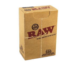 Raw Cotton Filters (120 Pack)