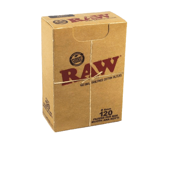 Raw Cotton Filters (120 Pack)