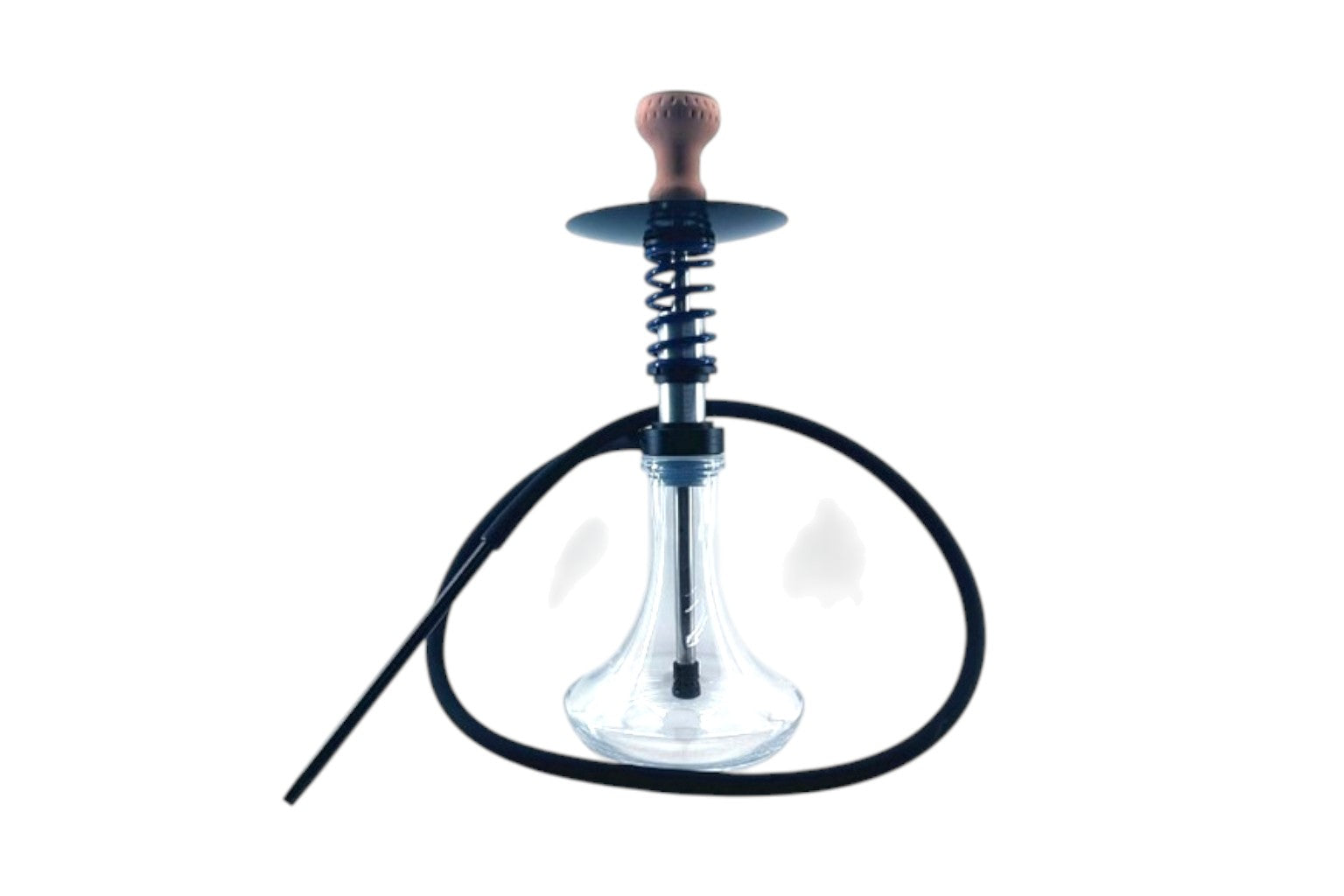 Shisha hookah on a white background