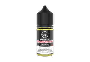 Gcore Strawberry Kiwi Freebase vape juice bottle on a white background